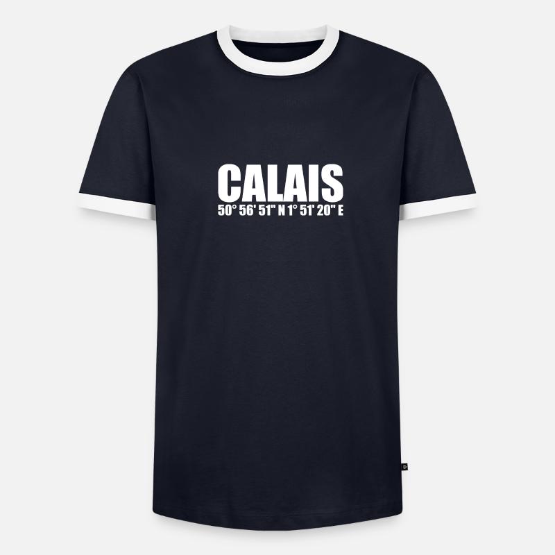 Calais coordinates - Men's Ringer Shirt - undefined