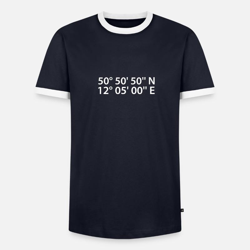 Gera coordinates - Men's Ringer Shirt - undefined