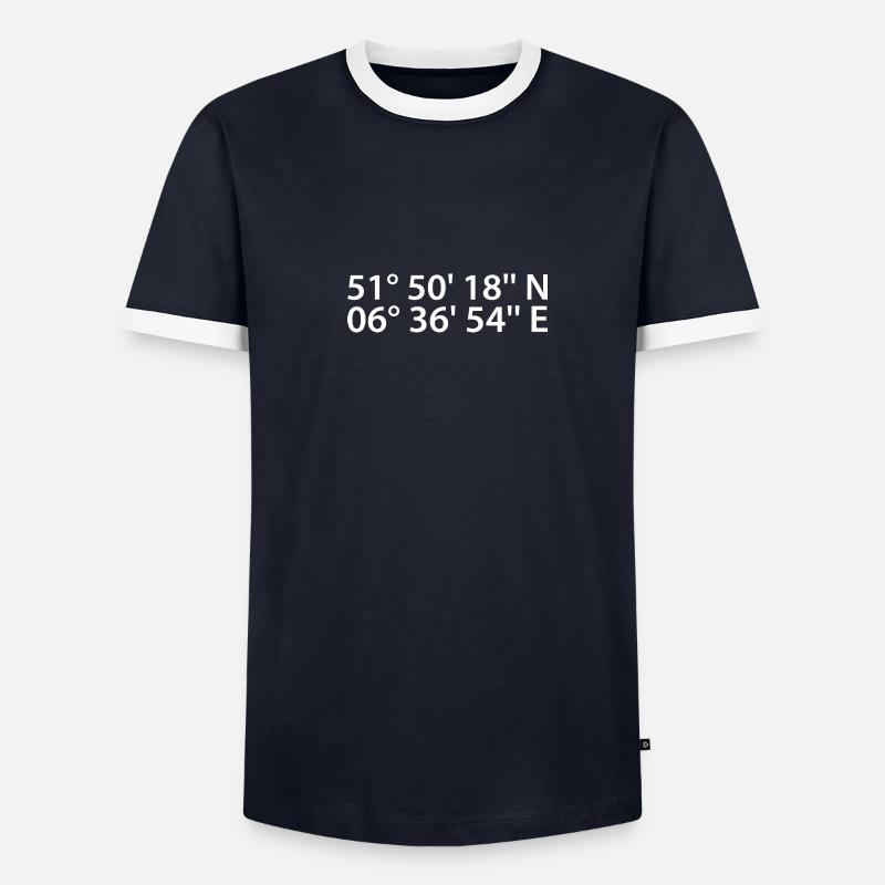 Bocholt coordinates - Men's Ringer Shirt - undefined