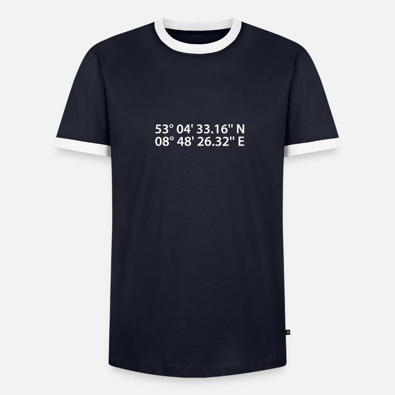 Bremen Coordinates - Men's Ringer Shirt - undefined