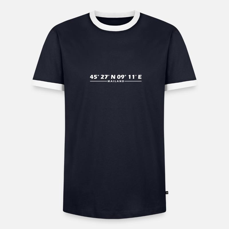Milan Coordinates - Men's Ringer Shirt - undefined