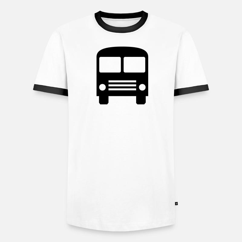 bus Männer Kontrast-T-Shirt