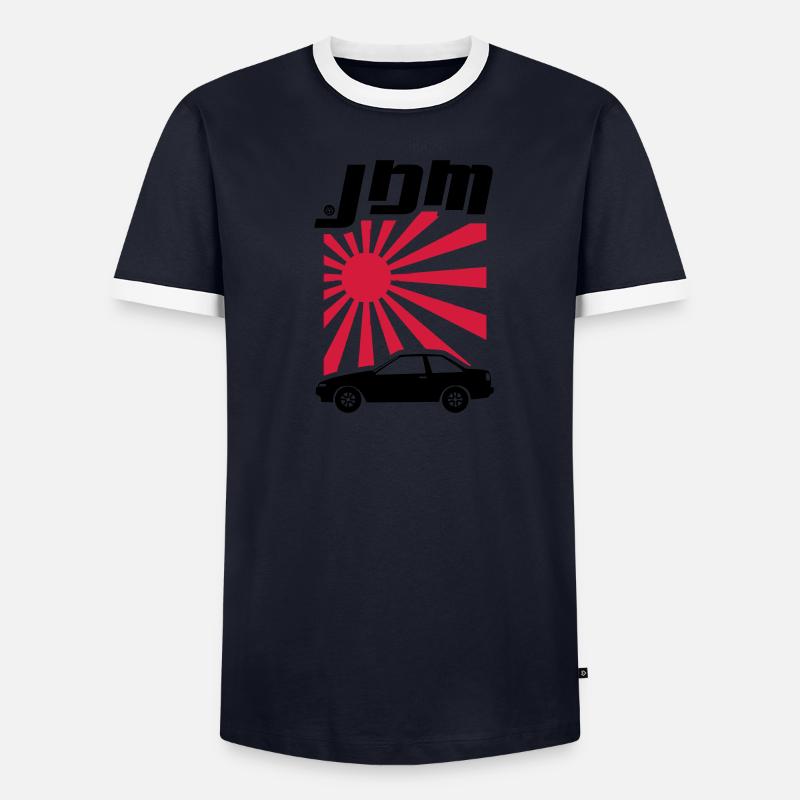 JDM Corolla AE86 Coupe Männer Kontrast-T-Shirt