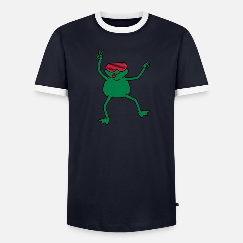 funky_frog T-shirt contrasté Homme