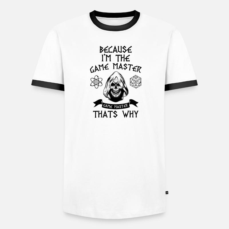 Game master nerd role playing game geek gift Men's Ringer Shirt