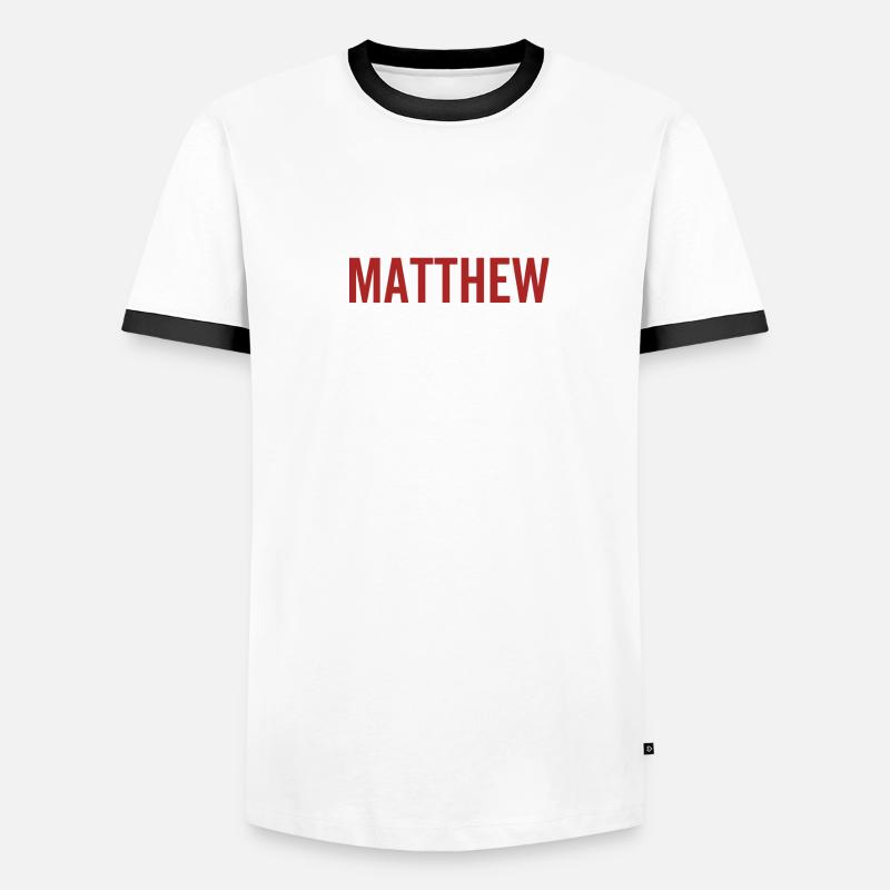 Pas de Matthieu Pas de vie T-shirt contrasté Homme