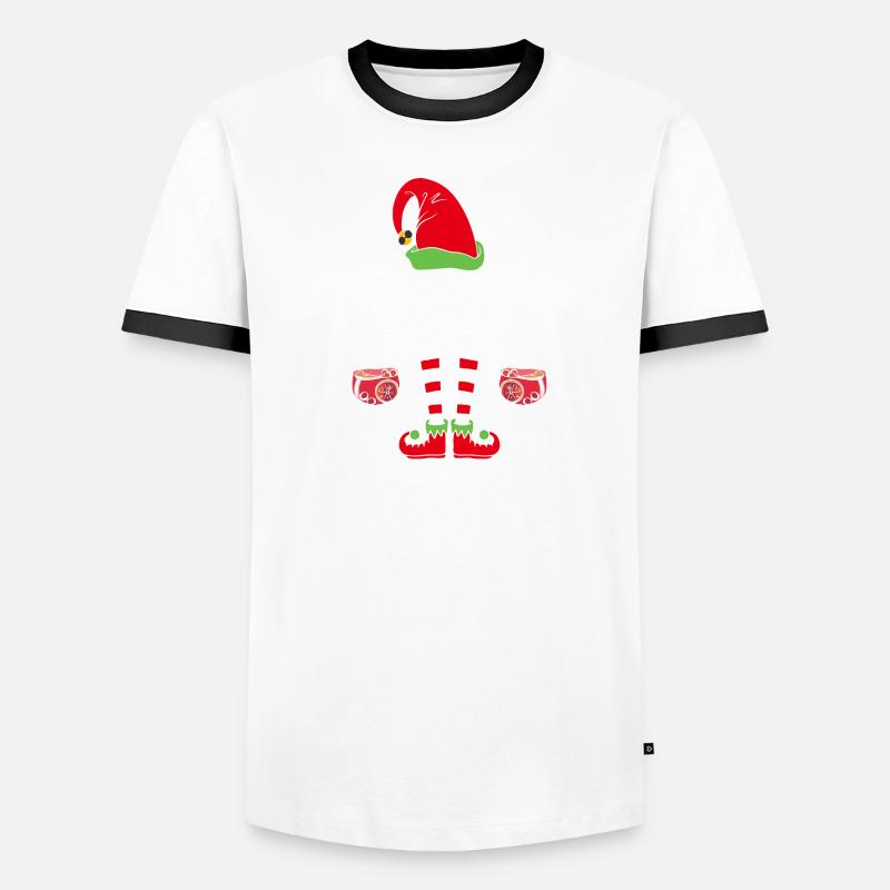 Durstige Elfe Männer Kontrast-T-Shirt