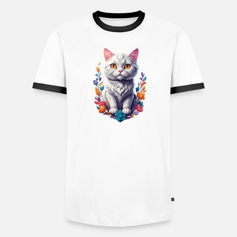 Kitten Men's Ringer Shirt