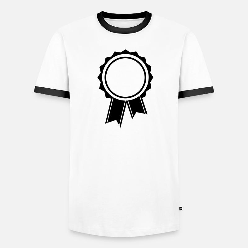 abzeichen Männer Kontrast-T-Shirt
