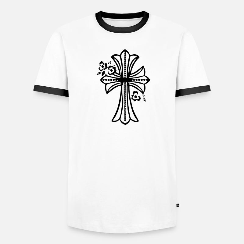 Intersection T-shirt contrasté Homme