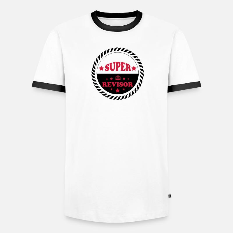 Super revisor Männer Kontrast-T-Shirt