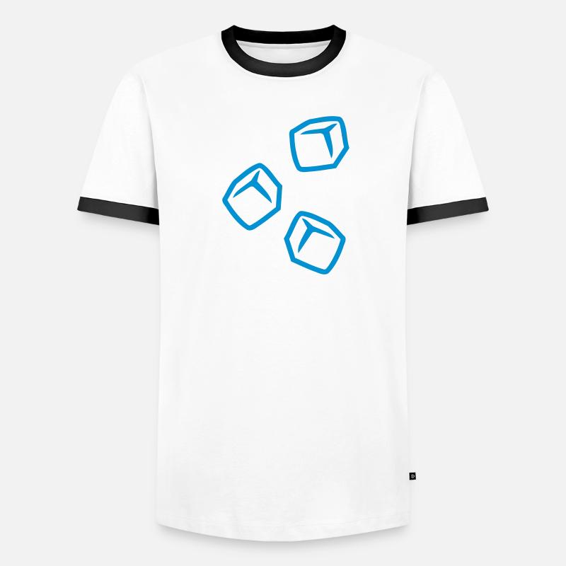 Cube de glace T-shirt contrasté Homme
