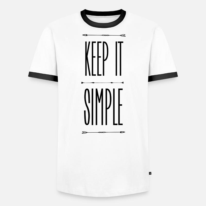 Keep it simple Men's Ringer Shirt