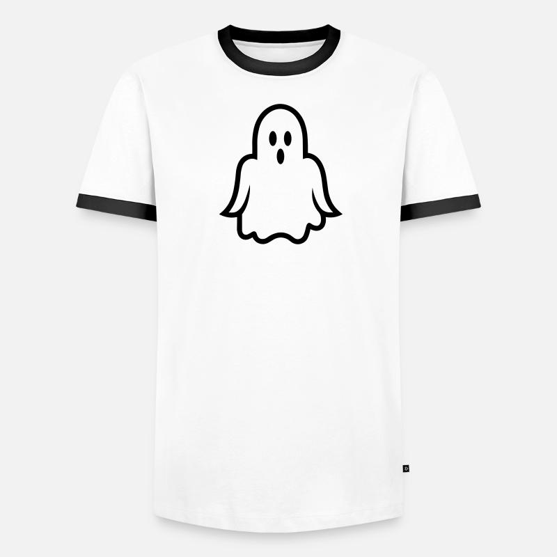 Geist Männer Kontrast-T-Shirt