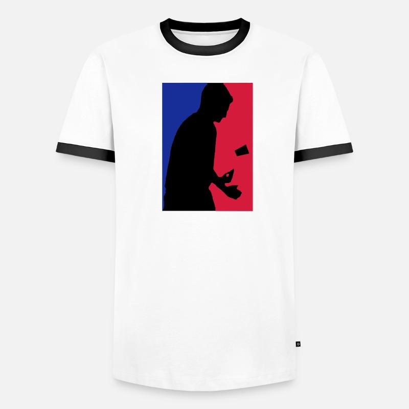 Flip Cup Männer Kontrast-T-Shirt