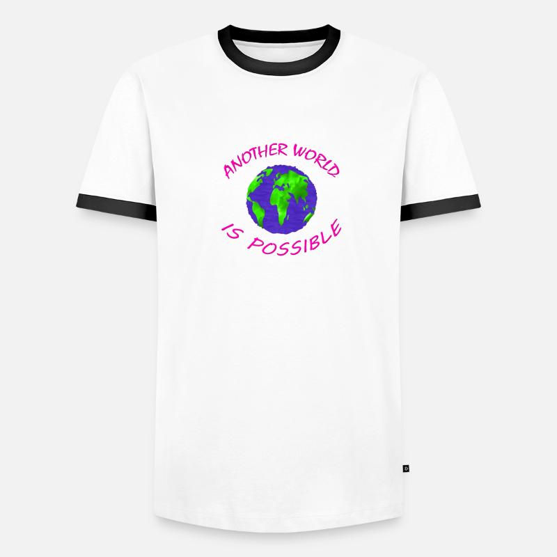 Another world is possible - ecology Men's Ringer Shirt