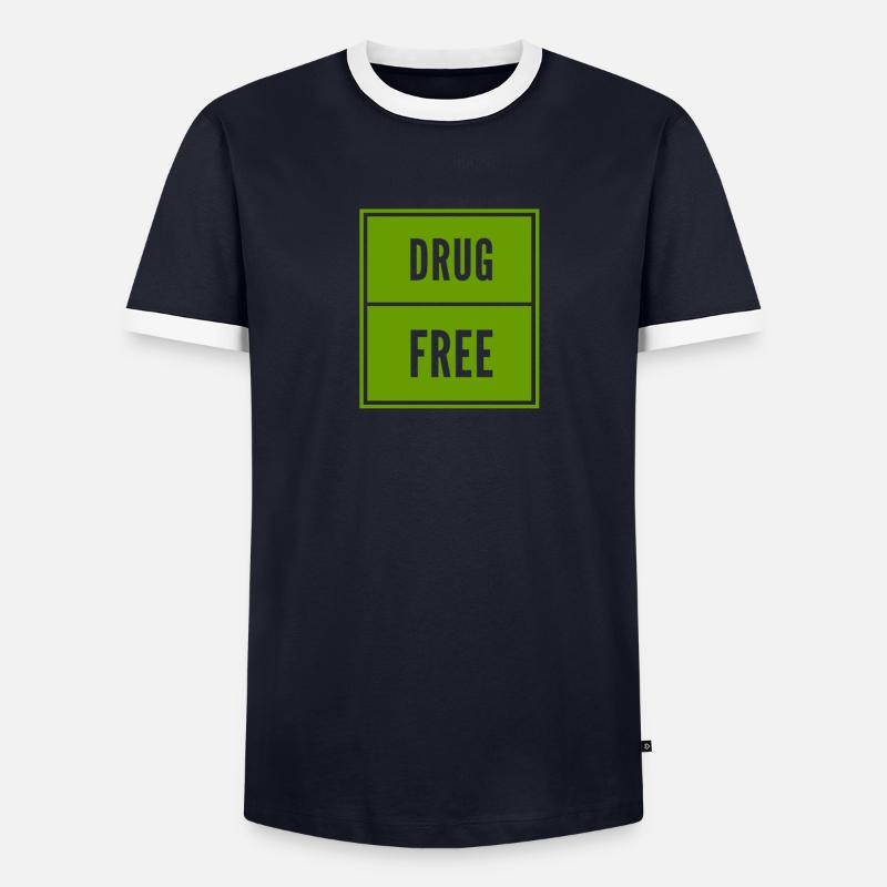 sans drogue T-shirt contrasté Homme