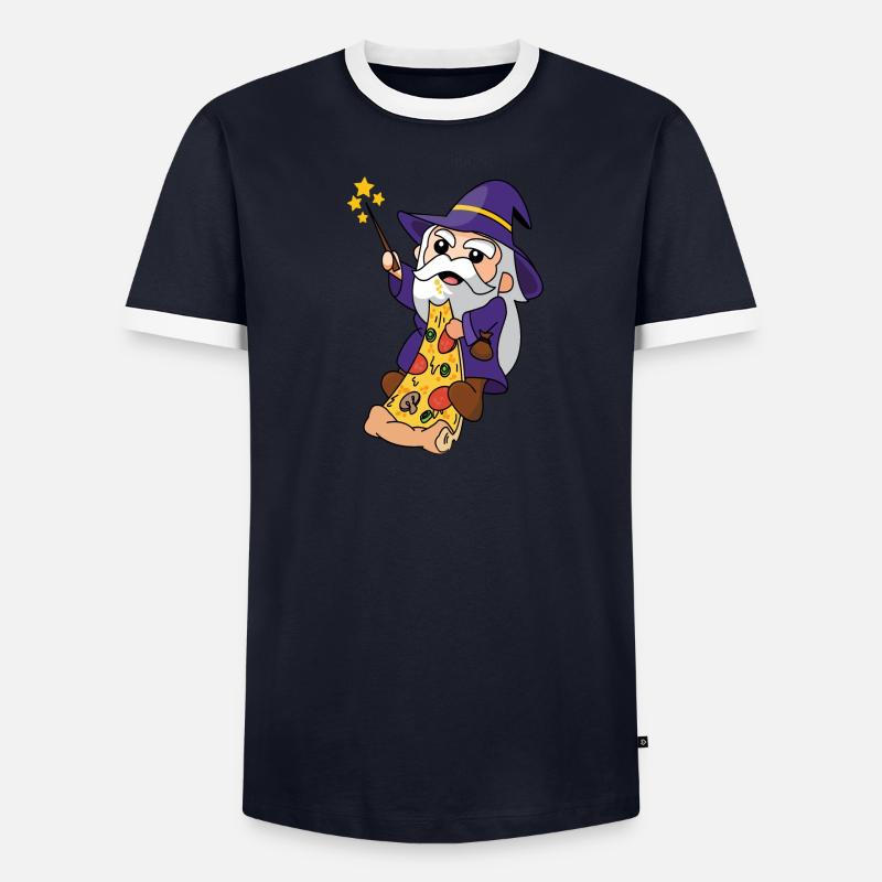 Pizza-Assistent Männer Kontrast-T-Shirt