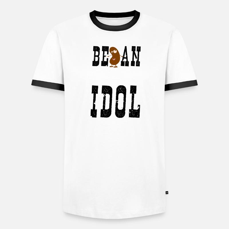 Sei ein Idol Männer Kontrast-T-Shirt