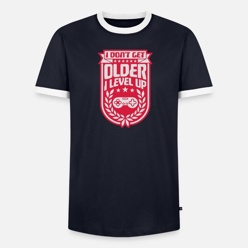 get older level up Men's Ringer Shirt