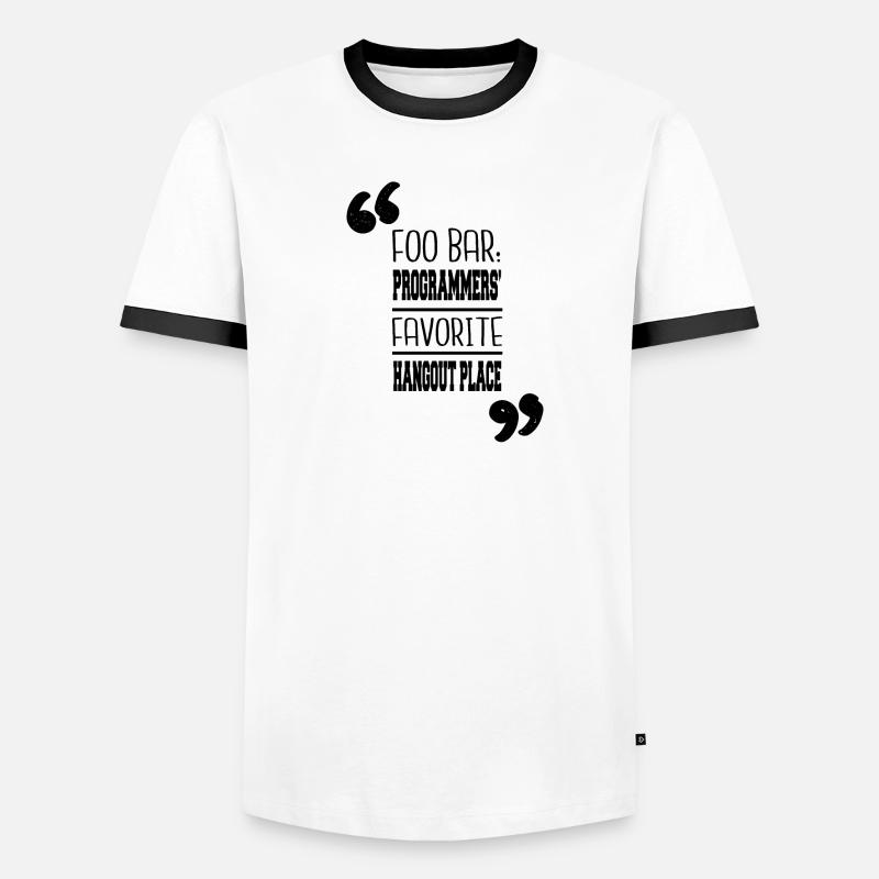 Programmation informatique du développeur backend T-shirt contrasté Homme
