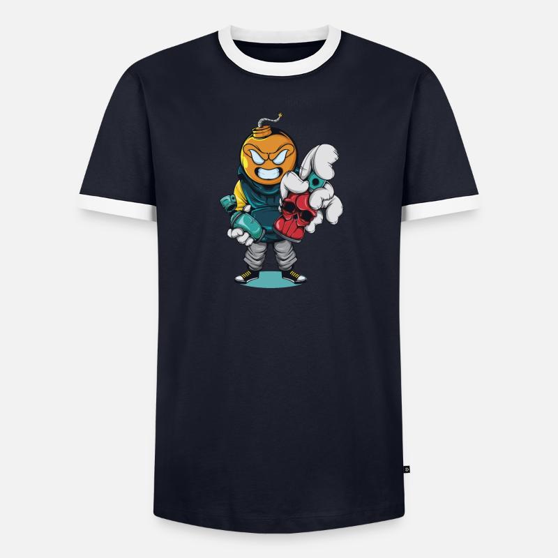 Graffity Sprayer Men's Ringer Shirt