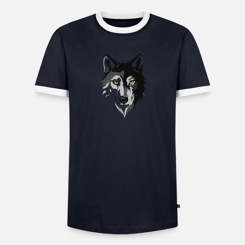 Wolfsblick T-shirt contrasté Homme