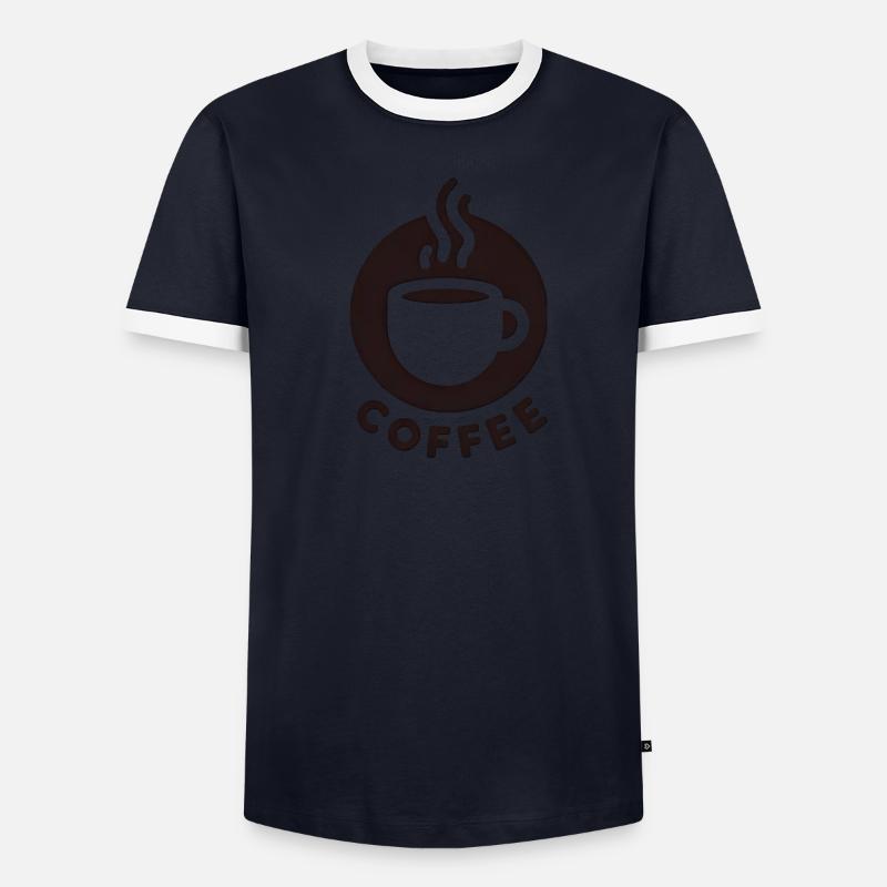 Kaffeetasse Mug coffee Männer Kontrast-T-Shirt