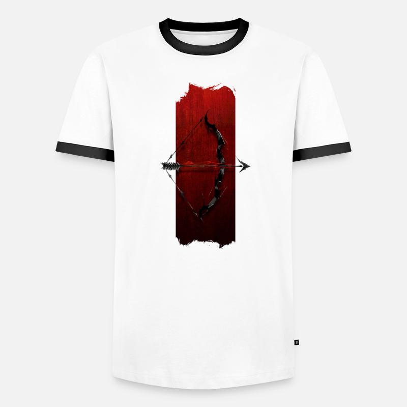 Tir à l’arc Elegance : arc et flèches T-shirt contrasté Homme