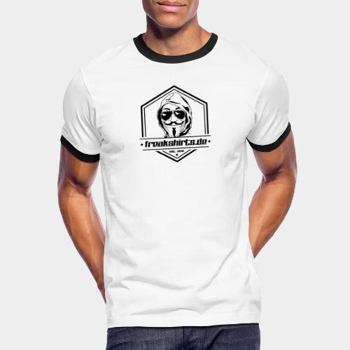 FREAKSHIRTS.de (Badge) - Männer Kontrast-T-Shirt