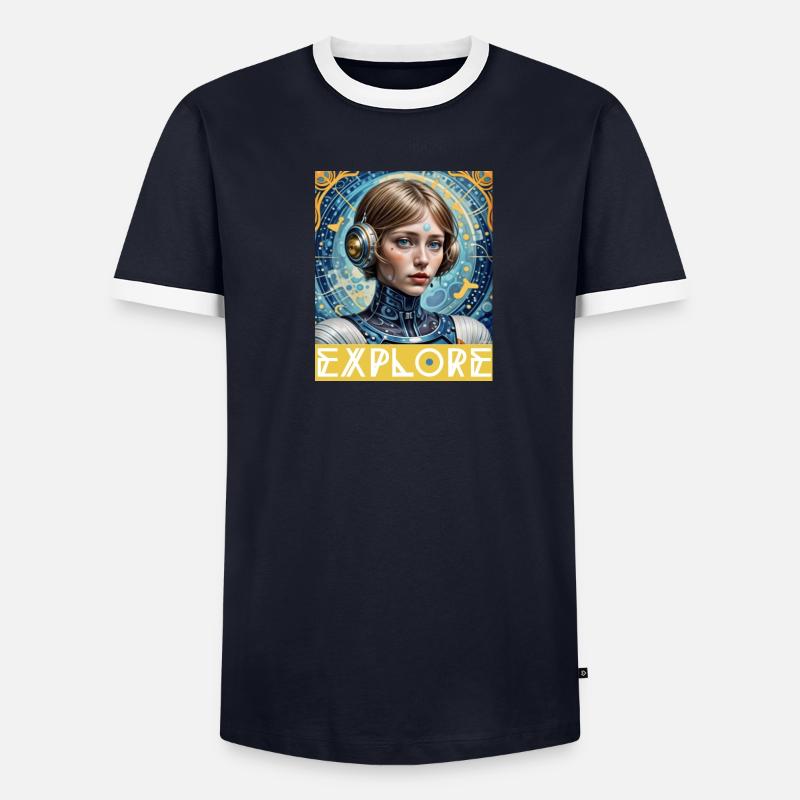 Osez explorer T-shirt contrasté Homme