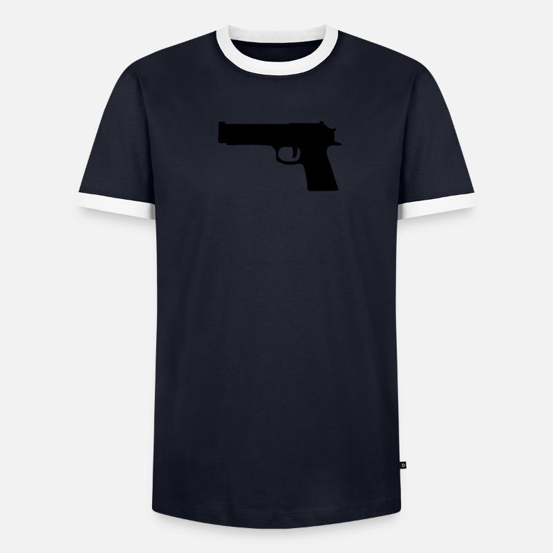 Gun Men's Ringer Shirt