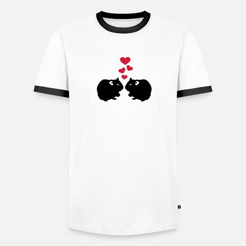 Cochon d'Inde T-shirt contrasté Homme