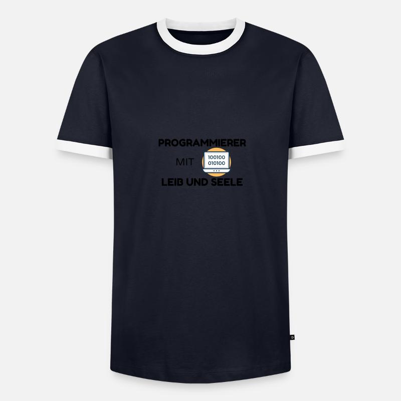 Programmierer mit Leib und Seele - Männer Kontrast-T-Shirt - undefined