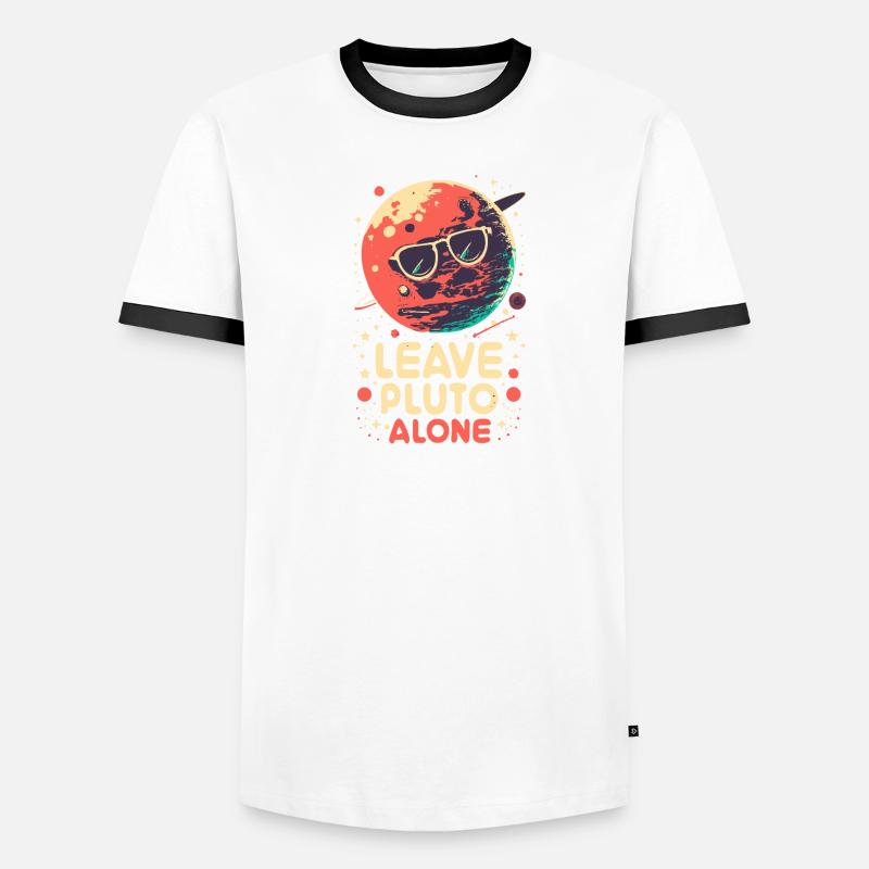Leave Pluto Alone Men's Ringer Shirt