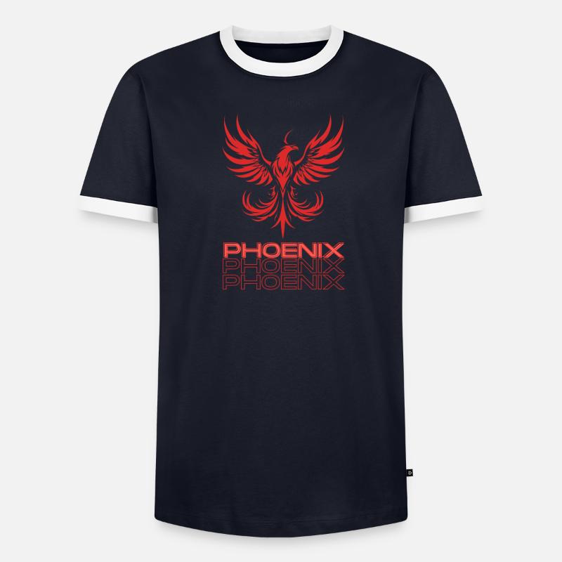Phoenix Männer Kontrast-T-Shirt