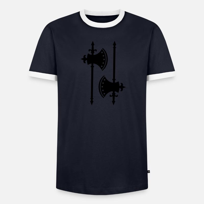 Axes T-shirt contrasté Homme