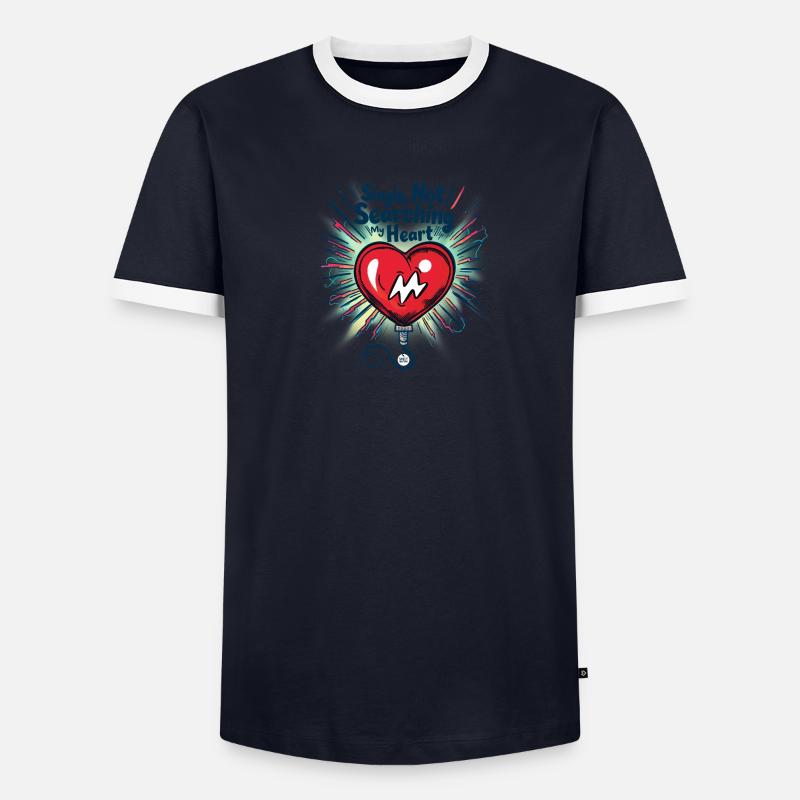 Célibataire! Pas de recherche T-shirt contrasté Homme