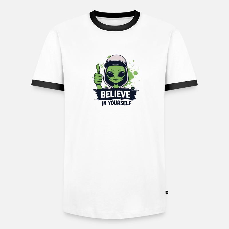 Galactic Self-Trust Men's Ringer Shirt