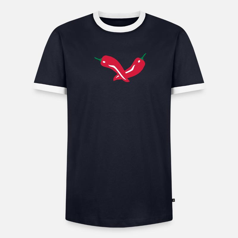 pepperoni Men's Ringer Shirt