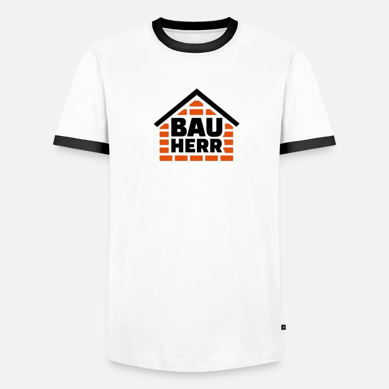 Bauherr Männer Kontrast-T-Shirt