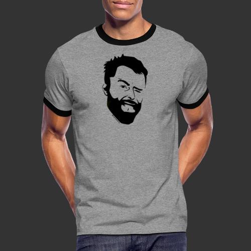 Guy with beard - Bearded Guy - Men's Ringer Shirt