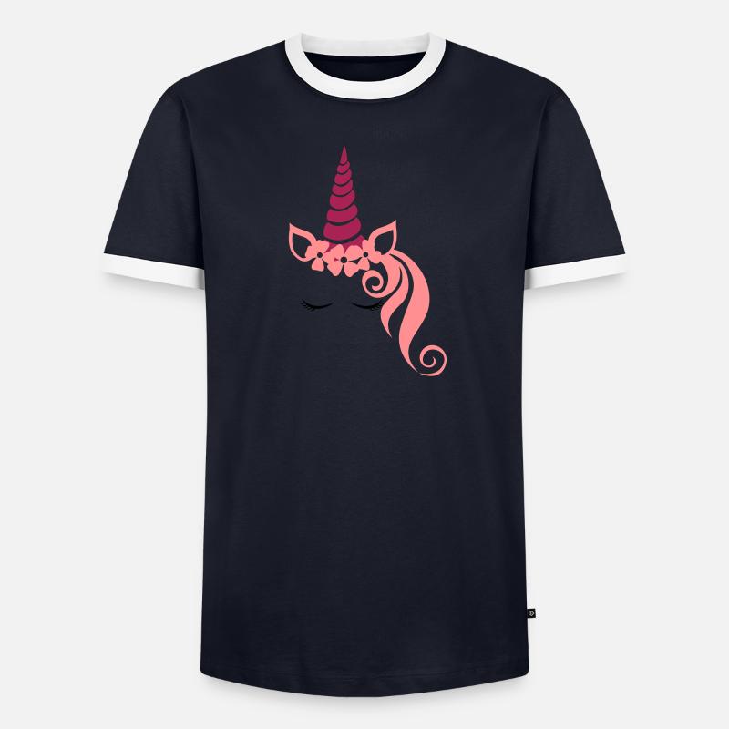 licorne T-shirt contrasté Homme