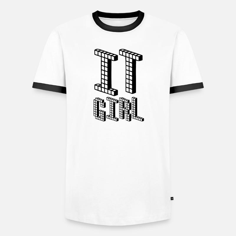IT Girl | Nerd | Computer | Informatikerin Männer Kontrast-T-Shirt