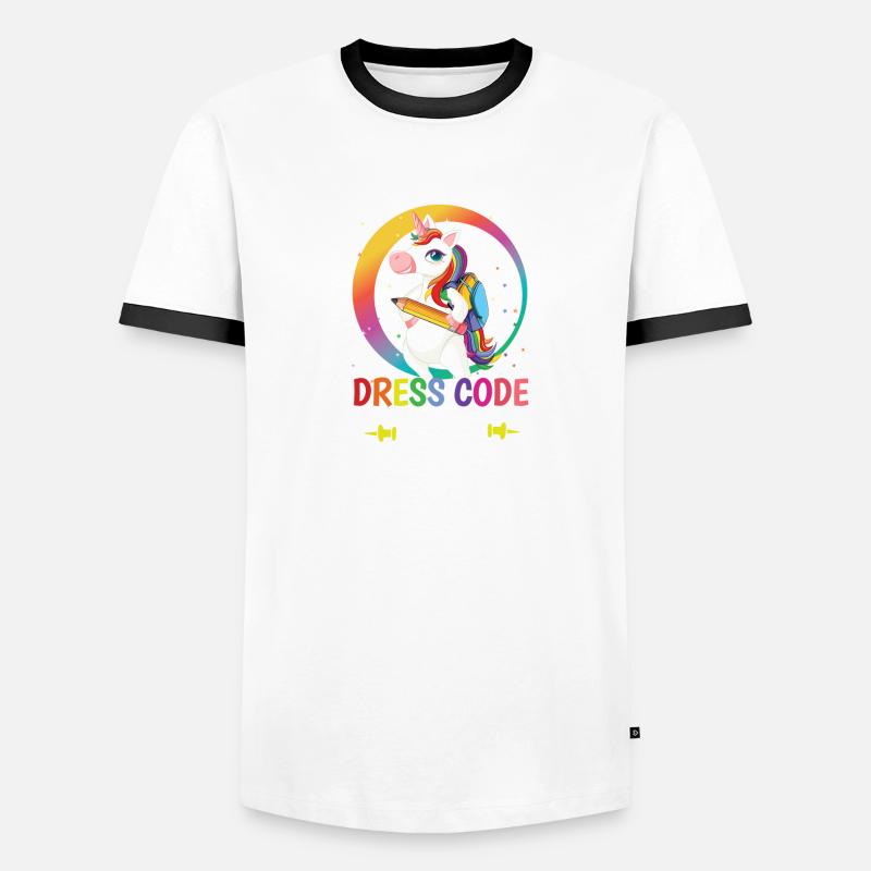 Est-ce que c’est contre le code vestimentaire aussi? T-shirt contrasté Homme
