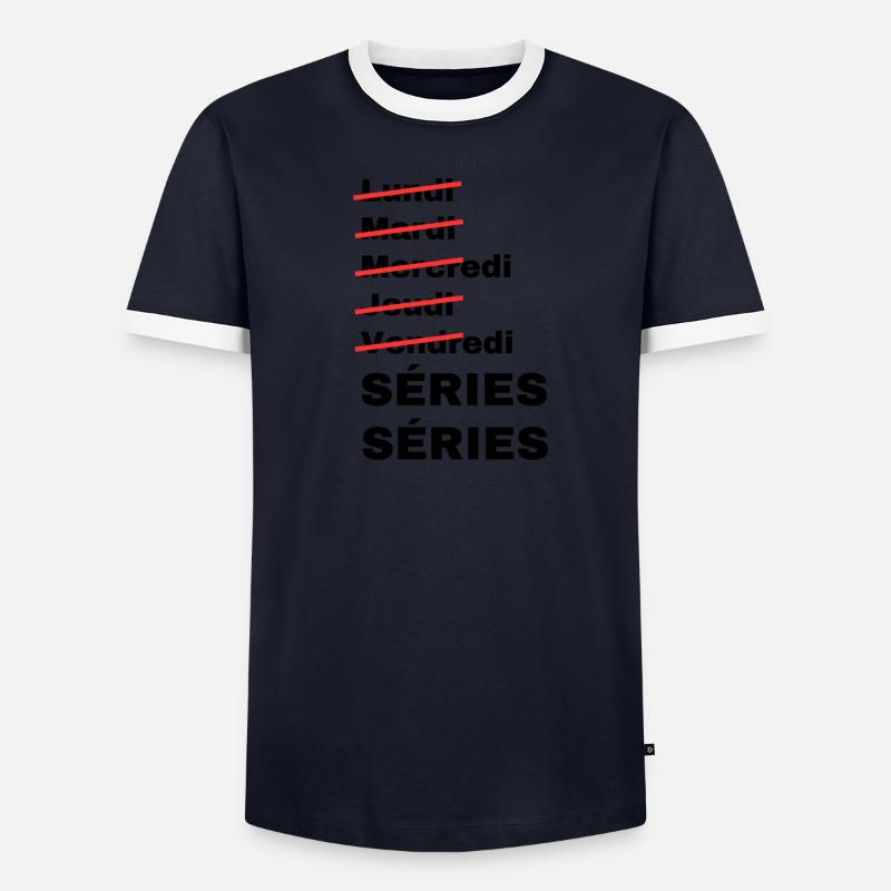week-end séries T-shirt contrasté Homme