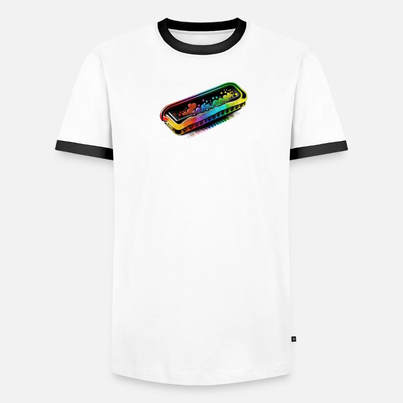 HARMONICA T-shirt contrasté Homme