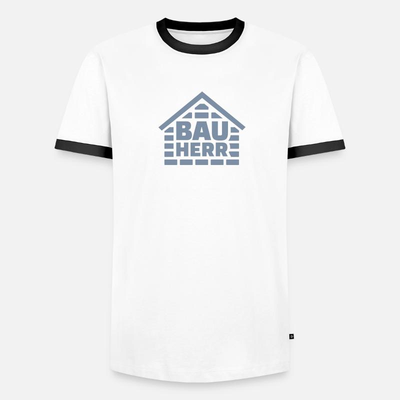 Bauherr Männer Kontrast-T-Shirt