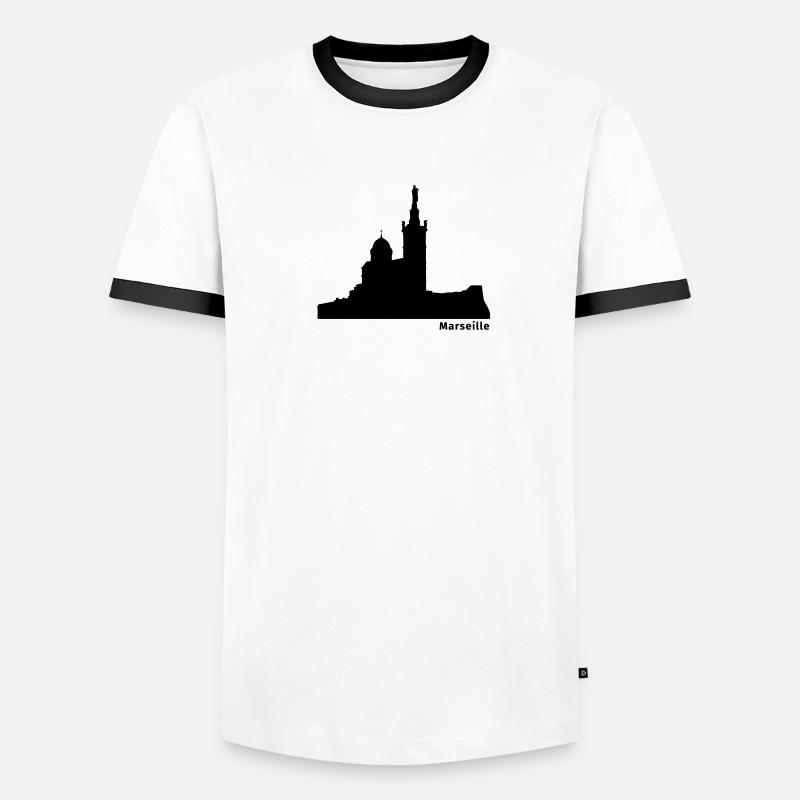 Marseille T-shirt contrasté Homme
