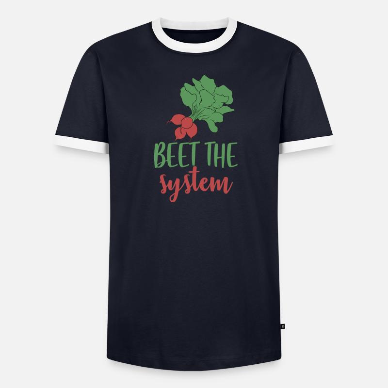 Betterave le système T-shirt contrasté Homme